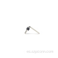 Conector de cabezal de clavija de 2,0 mm de una sola fila 4P